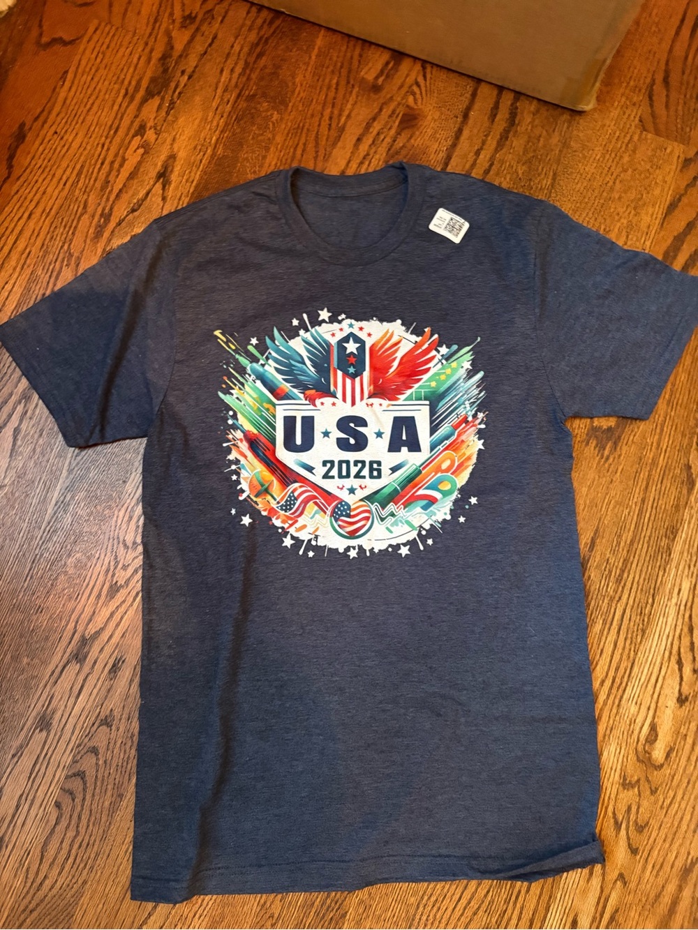 USA 2026 World Cup Graphic Tee - Navy Blue